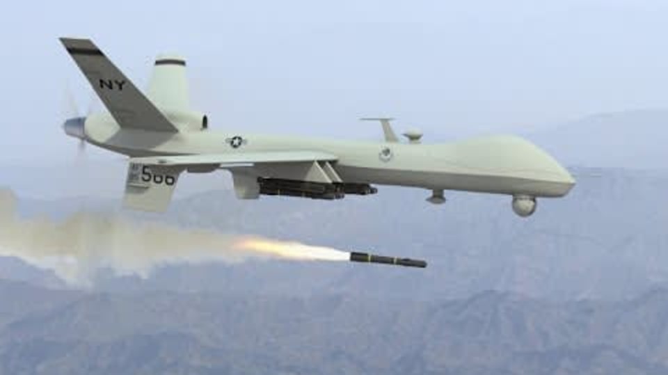 Dron v akci